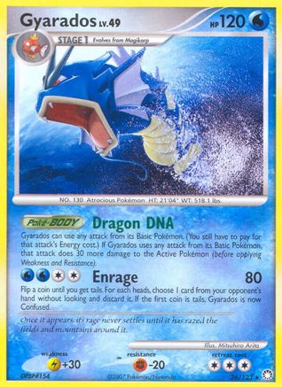 Gyarados/123 Mysterious Treasures - Rare