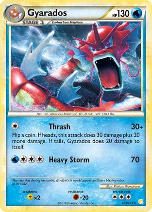 Gyarados (Red) 123 - Reverse Holofoil HeartGold SoulSilver - Holo Rare