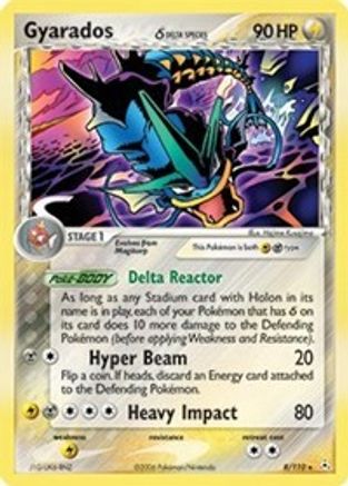 Gyarados (Delta Species) - Holofoil Holon Phantoms - Holo Rare