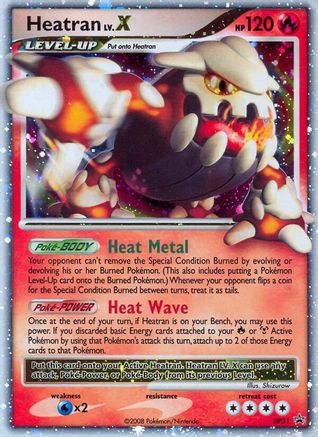 Heatran LV.X - DP31 - Holofoil Diamond and Pearl Promos - Promo