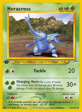 Heracross - Unlimited Neo Destiny - Uncommon