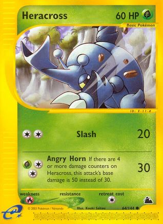 Heracross - Reverse Holofoil Skyridge - Common