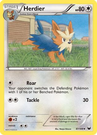 Herdier - Reverse Holofoil Dark Explorers - Uncommon