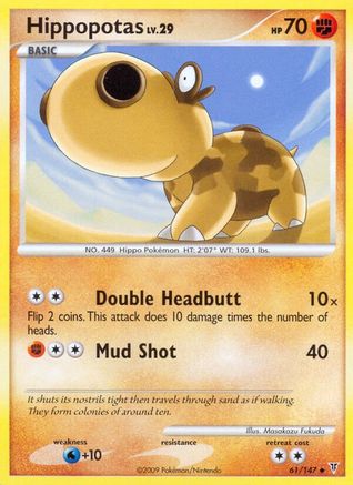 Hippopotas - Reverse Holofoil Supreme Victors - Uncommon