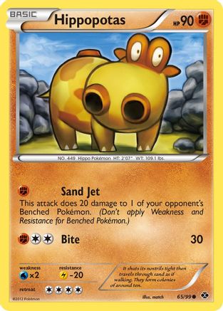 Hippopotas - Reverse Holofoil Next Destinies - Common