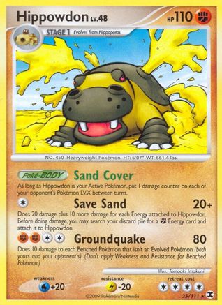 Hippowdon Rising Rivals - Rare