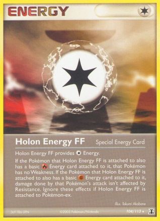 Holon Energy FF 104 - Reverse Holofoil Delta Species - Rare