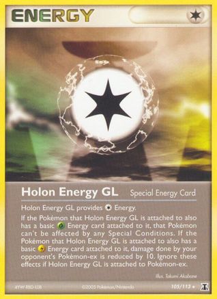 Holon Energy GL 105 - Reverse Holofoil Delta Species - Rare