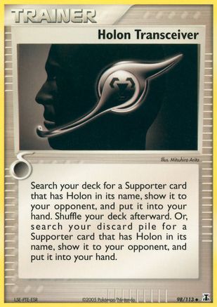 Holon Transceiver 098 - Reverse Holofoil Delta Species - Uncommon