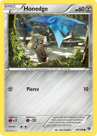 Honedge - Reverse Holofoil XY Base Set - Common