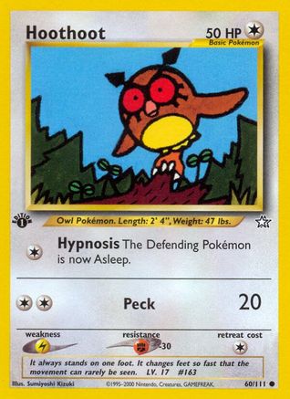 Hoothoot 060 - 1st Edition Neo Genesis - Common