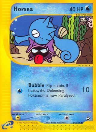 Horsea (84) (84) 084 - Reverse Holofoil Aquapolis - Common