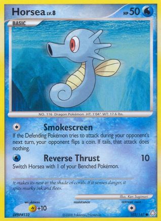 Horsea - Reverse Holofoil Legends Awakened - Common