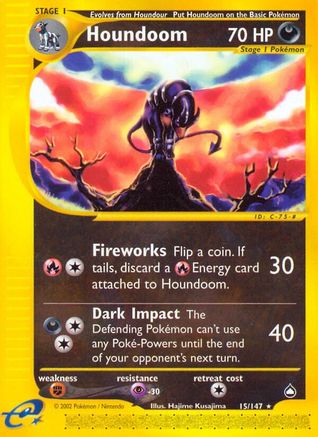 Houndoom (15) Aquapolis - Rare