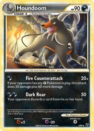 Houndoom - Holofoil Undaunted - Holo Rare
