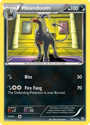 Houndoom/124 Dragons Exalted - Rare