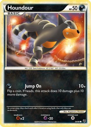 Houndour (54) (54) 054/90 - Reverse Holofoil Undaunted - Common