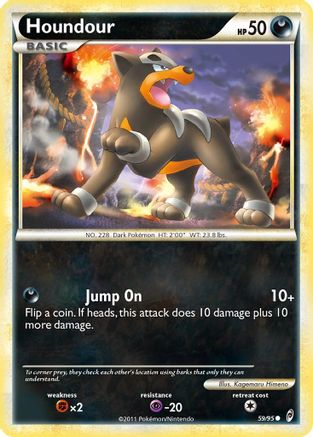 Houndour 059/95 - Reverse Holofoil Call of Legends - Common