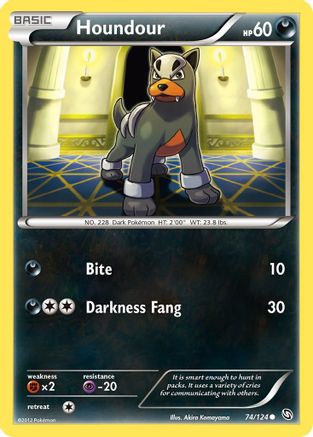 Houndour - Reverse Holofoil Dragons Exalted - Common