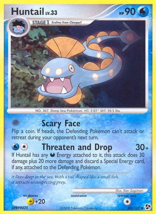 Huntail - Reverse Holofoil Great Encounters - Uncommon