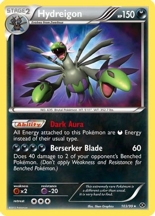 Hydreigon - Holofoil Next Destinies - Secret Rare