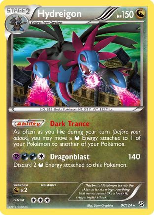 Hydreigon (97) - Holofoil Dragons Exalted - Holo Rare