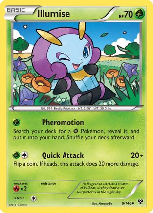 Illumise - Reverse Holofoil XY Base Set - Uncommon