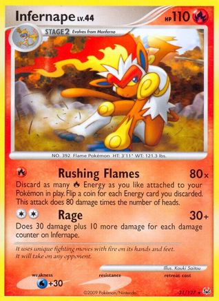 Infernape Platinum - Rare