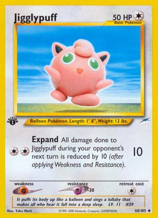Jigglypuff - 1st Edition Neo Destiny - Uncommon
