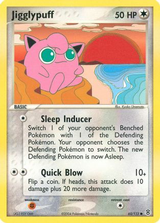 Jigglypuff 065/112 - Reverse Holofoil FireRed & LeafGreen - Common