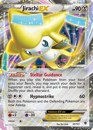 Jirachi EX/101 - Holofoil Plasma Blast - Ultra Rare