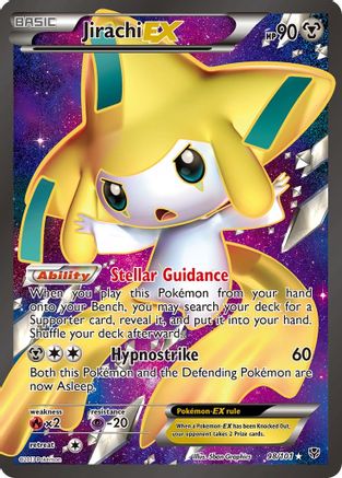 Jirachi EX (98 Full Art) - Holofoil Plasma Blast - Ultra Rare