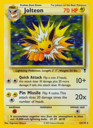 Jolteon - Reverse Holofoil Legendary Collection - Holo Rare