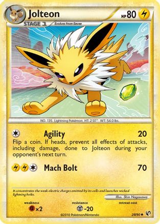 Jolteon 028 Undaunted - Uncommon