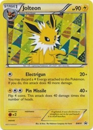 Jolteon - BW91 - Holofoil Black and White Promos - Promo