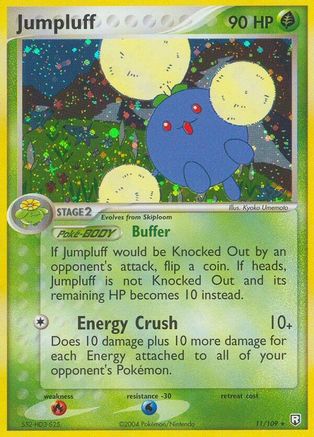 Jumpluff 011 - Reverse Holofoil Team Rocket Returns - Holo Rare