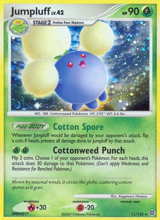Jumpluff - Reverse Holofoil Secret Wonders - Holo Rare