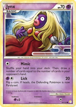 Jynx 069 HeartGold SoulSilver - Common