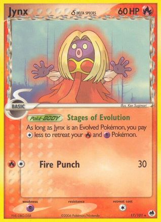 Jynx (Delta Species) Dragon Frontiers - Rare