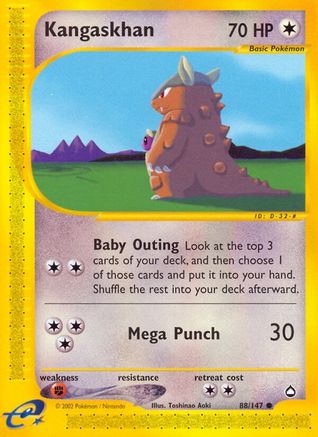Kangaskhan Aquapolis - Common