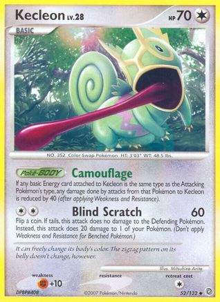 Kecleon - Reverse Holofoil Secret Wonders - Uncommon