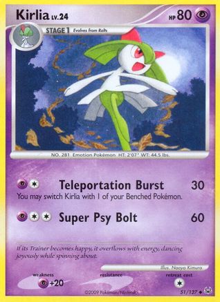 Kirlia - Reverse Holofoil Platinum - Uncommon