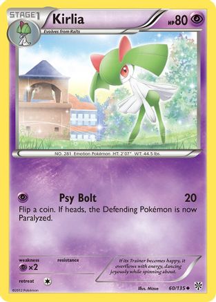 Kirlia - Reverse Holofoil Plasma Storm - Uncommon
