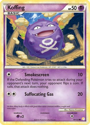 Koffing 070 HeartGold SoulSilver - Common