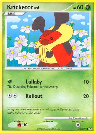 Kricketot 078 Platinum - Common