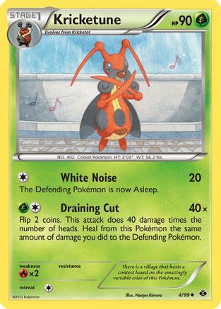 Kricketune - Reverse Holofoil Next Destinies - Uncommon