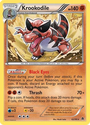 Krookodile Emerging Powers - Rare