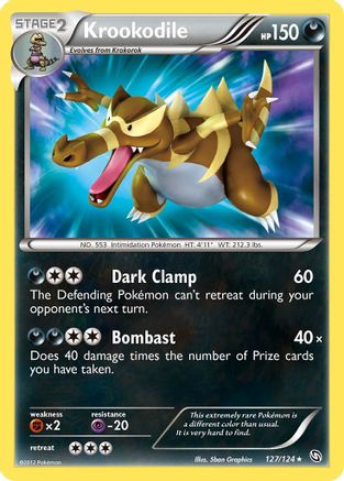 Krookodile - Holofoil Dragons Exalted - Secret Rare