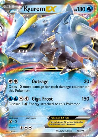 Kyurem EX - Holofoil Plasma Blast - Ultra Rare