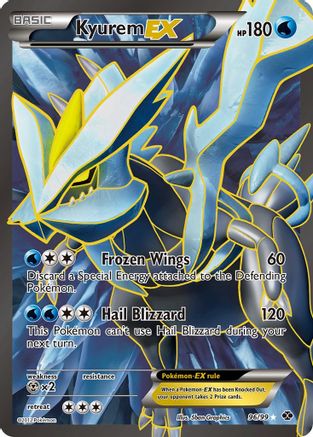 Kyurem EX (96 Full Art) - Holofoil Next Destinies - Ultra Rare